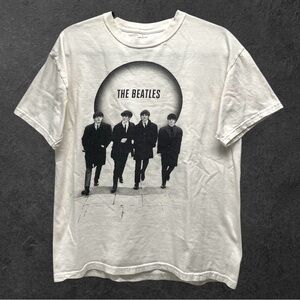 The Beatles Rock Band 2011 White Graphic T-Shirt // M